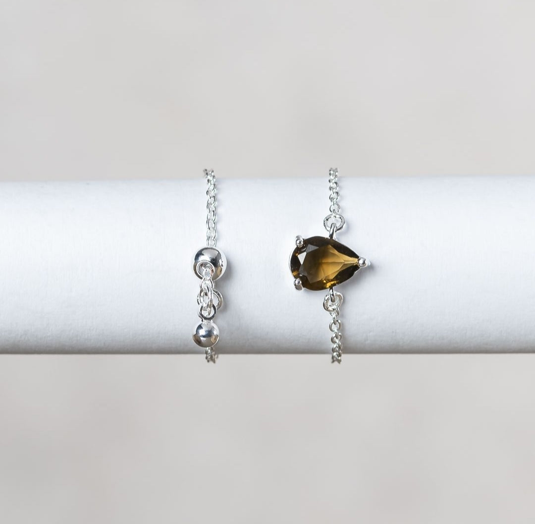 Bague Quartz fumé