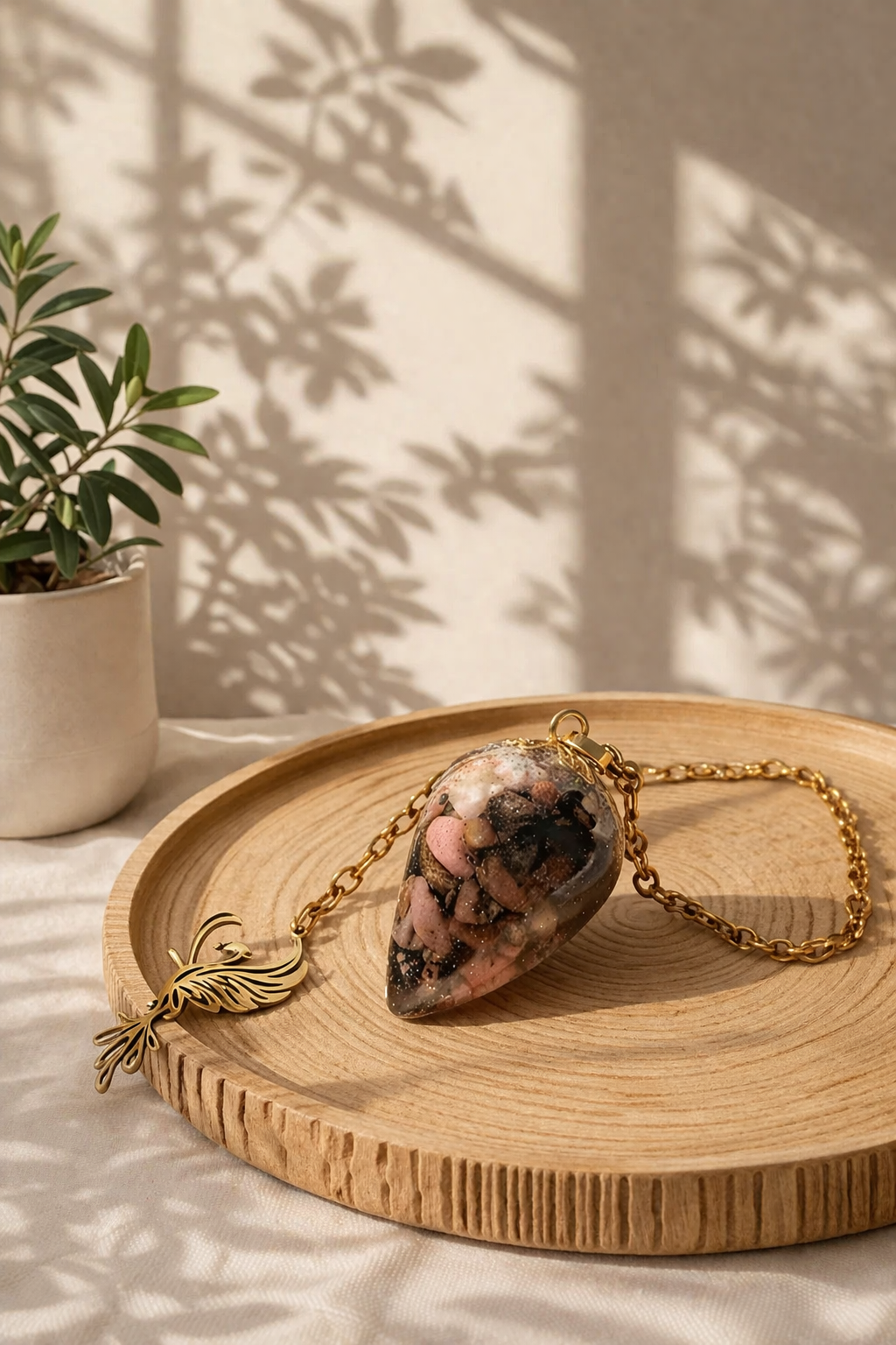 pendules rhodonite