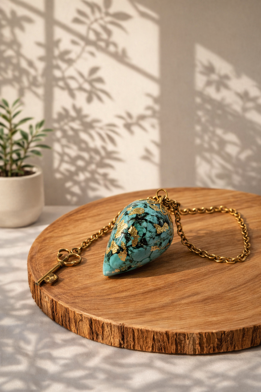 Pendule Turquoise