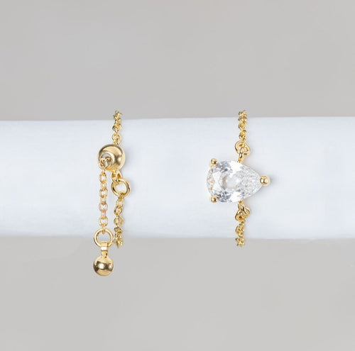 Bague cristal de roche