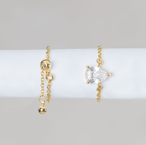 Bague cristal de roche