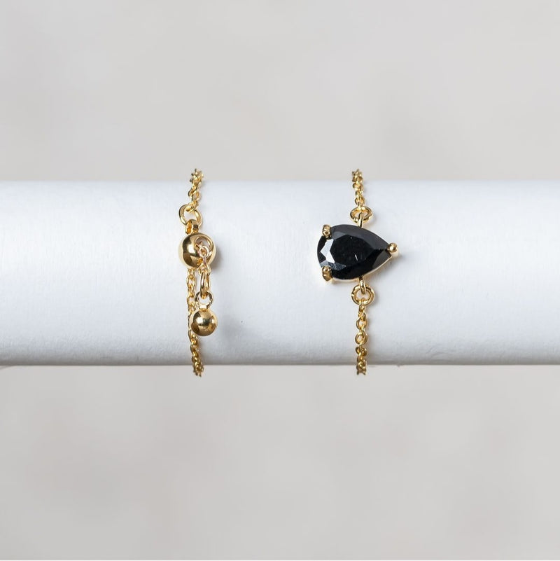 bague onyx noir
