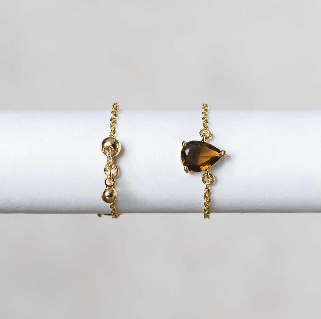 Bague Quartz fumé