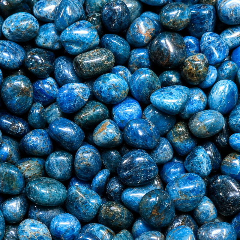 Pierres roulées Apatite Bleue