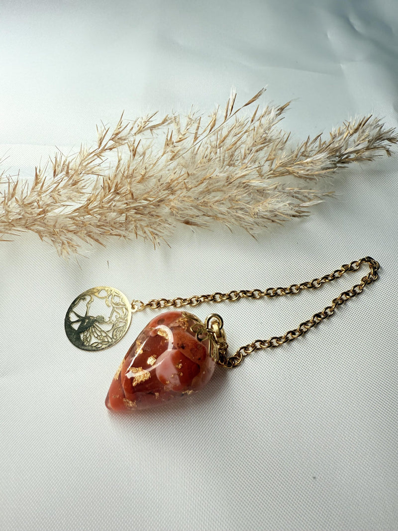 pendule cornaline