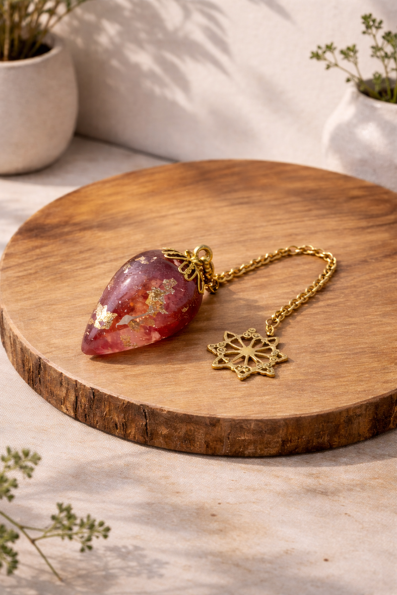 pendule Quartz Fraise