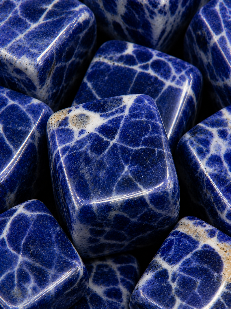 Pierre roulées Sodalite